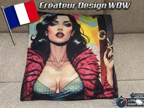 Titre housse coussin - housse, de