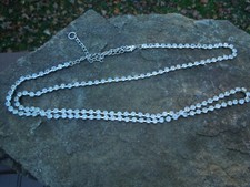 Silver Tone Clear Rhinestone Adjustable Belt Belly Body Chain 40" #2