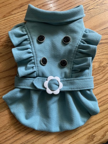 Chic dog trench coat - chic, m