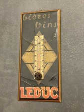 Thermomètre ancien metal et