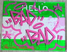 Street art-Urban art-Pop art-Peinture originale sur canvas 50x40cm BAD CED Int.