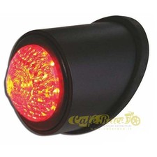 Faro Arrière LED Noir Old School Cafè Racer Moto Custom Vintage