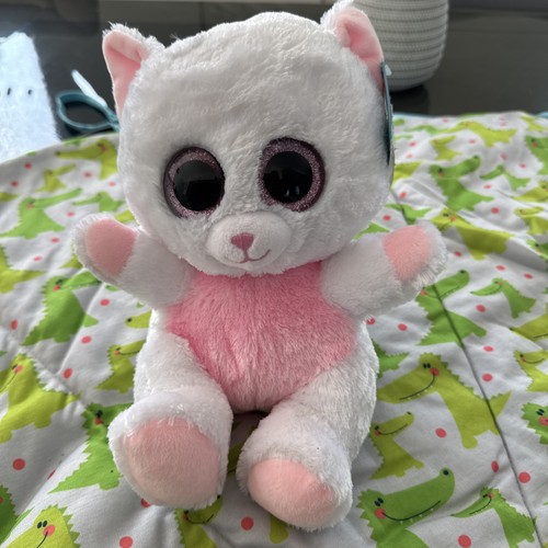 Peluche chat gipsy color blanc - color,