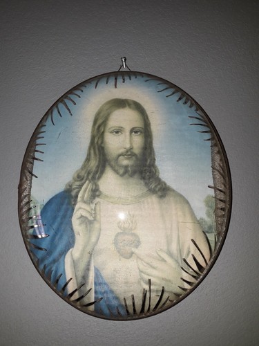 Icone religieuse jésus verre - icone,