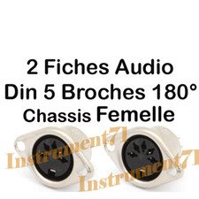 2 Fiches Din CHASSIS 5 Broches