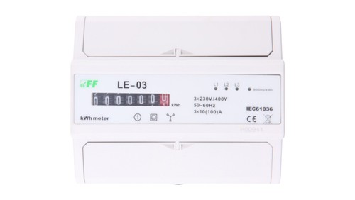 Compteur électrique triphasé