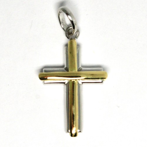 Pendentif croix blanc - pendentif, et