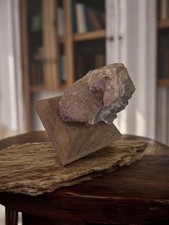 Ancienne améthyste vintage, pierre gemme naturelle pour collection ou décoration