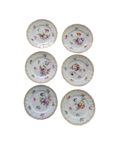 Six antique meissen - six,