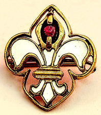 Broche vintage décor fleur - broche,