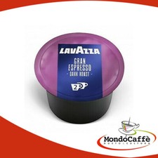 100 Capsules Café LAVAZZA Blue Deux Doses en Black Gran Espresso Dark