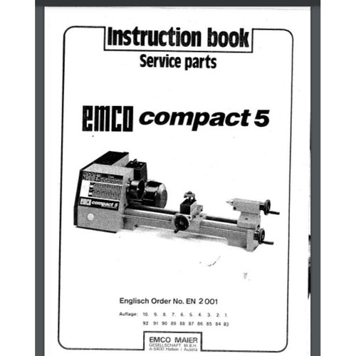 Emco compact instruction - emco,