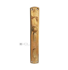 Art Nouveau Plaque Longue Antique Ancien Demi-Rond en Laiton Doppelschloss 30 MM