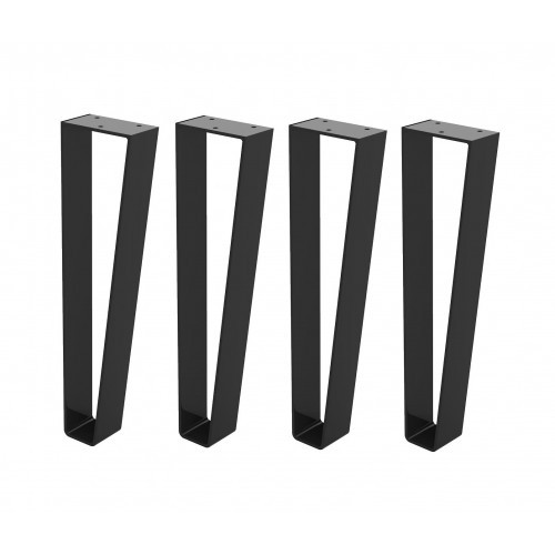 Pieds table métal - pieds,