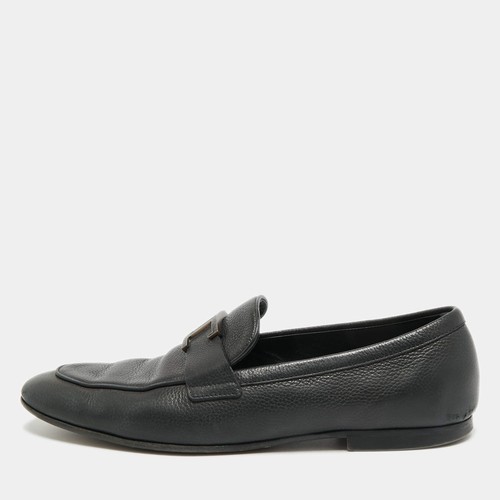 Mocassins cuir noir tods t - en,