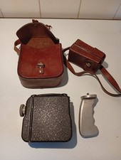 Ancienne Caméra Pathé Avec Sacoche Et Poignée Tourne