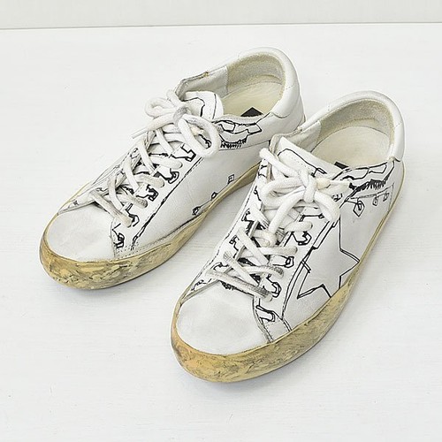 Baskets golden goose ggdb - golden,