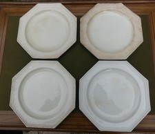 Faïence MONTEREAU 4 assiettes