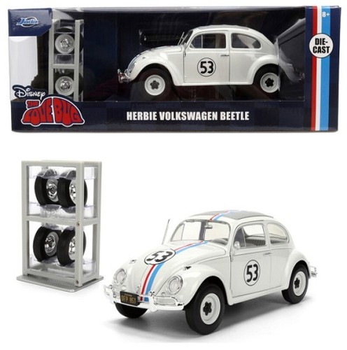 Coccinelle blanc herbie - vw,