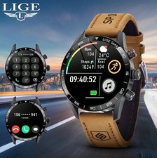 Montre Connectée LIGE Homme Bluetooth GPS Sport Étanche Cardio Livraison FR