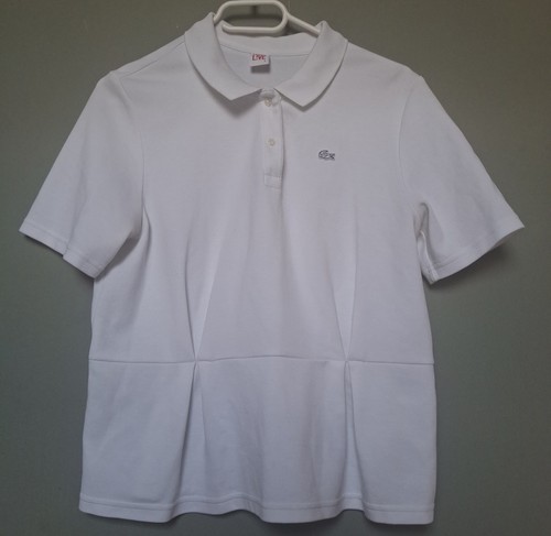 Polo lacoste live blanc - polo,