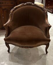 Chaises anciennes en chêne marron du 19ème siècle en très bon état