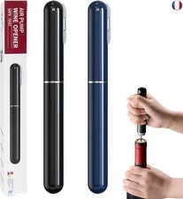 FBBULES Tire-Bouchon Pompe à Air 2-en-1 avec Coupe-Capsule, Ouvre-Bouteille à P