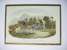 AN ALARMING - IMAGE SOUS VERRE AVEC ACCROCHE 27 x 19 cm.