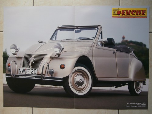 Poster citroën 2cv - /,