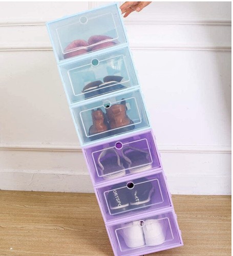 Blue stackable shoe - blue,