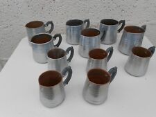 LOT Ancien Pot A Lait Cuivre