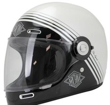 Casque intégral vintage the legend fibre white taille m