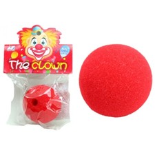Nez de Clown Rouge 45mm Mousse