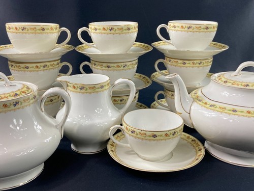 Service thé porcelaine de - à,