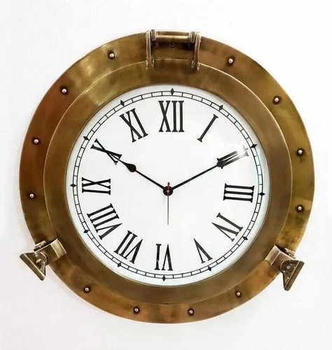 Ancienne horloge marine - , 15"