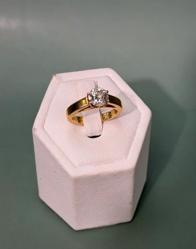 Bague type solitaire - solitaire, or