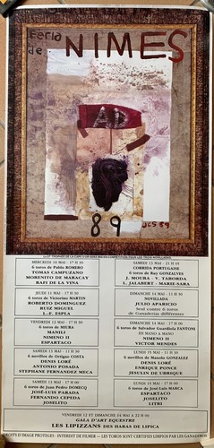 Affiche corrida feria - feria, de