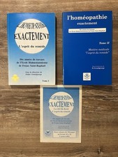 L’homéopathie exactement Tome I & II Didier Grandgeorge Fréjus 1989/1990