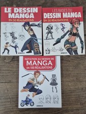Lot De 3 Livres Pour Apprendre Le Dessin Manga