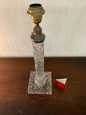Pied de lampe en cristal de