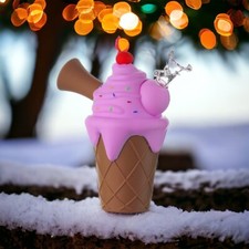 Bong Cornet De Glace 18cm Rose