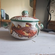 soupière faïence POISSONS