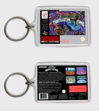 Teenage Turtles IV Turtles In Time Super Nintendo Porte-Clés Keyring