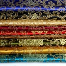 Tissu En Satin Soie Brodé