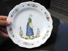 🟢 ANCIENNE ASSIETTE FAIENCE