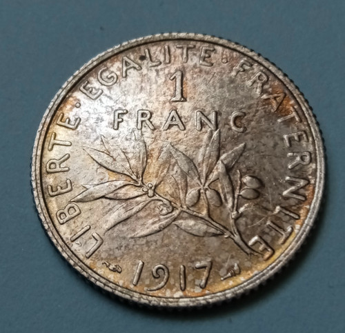 Franc 1917 semeuse argent - semeuse, argent~