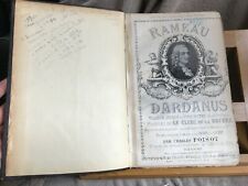 Rameau Dardanus partition chant piano éditions Michaelis