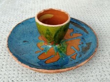 Ancien coquetier art populaire