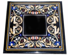 45.7cm x Noir Marbre Table