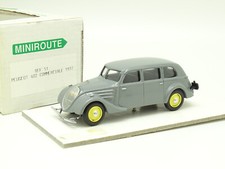Miniroute Résine 1/43 - Peugeot 402 Commerciale Grise 1937